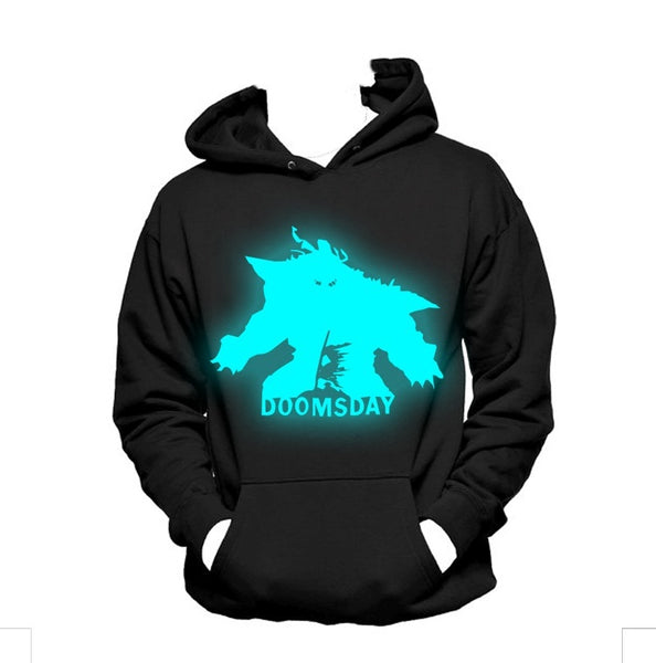 God among Us Doomsday Luminous Hooded Sweater Pullover Sweatshirt Hoodie Cosplay Costume Christmas Gifts Birthday Gifts