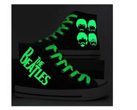 The Beatles Shoes High Top Luminous Canvas Shoes Sports Shoes Lighted Sneakers for Men and Women Christmas Gifts Birthday Gifts