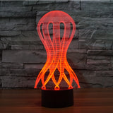 Jellyfish Illusion Led Table Lamp 7 Color Change LED Desk Light Lamp Art Deco Special Gifts