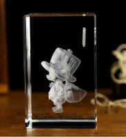 One Piece Tony Chopper Action Figure  Engraving Crystal 3D LED Light Figure One Piece Doll