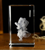 One Piece Tony Chopper Action Figure  Engraving Crystal 3D LED Light Figure One Piece Doll