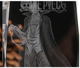 One Piece Akakami no shankusu Action Figure  Engraving Crystal 3D LED Light Figure One Piece  Shankusu Doll