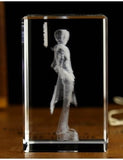 One Piece Sanji Action Figure  Engraving Crystal 3D LED Light Figure One Piece Sanji Doll