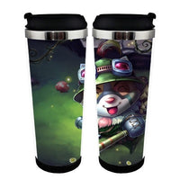 Anime League of Legends LoL Jinx šálek Nerezová ocel 400ml Kávový šálek LoL Pivo Stein Dárky k narozeninám Vánoční dárky