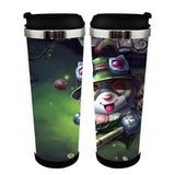 Anime League of Legends LoL Jinx šálek Nerezová ocel 400ml Kávový šálek LoL Pivo Stein Dárky k narozeninám Vánoční dárky
