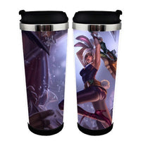 Anime League of Legends LoL Jinx Cup Stainless Steel 400ml Coffee Tea Cup LoL Beer Stein Birthday Gifts Christmas Gifts