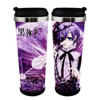 Black Butler Action Figure Cup Stainless Steel 400ml Coffee Tea Cup Black Butler Beer Stein Birthday Gifts Christmas Gifts