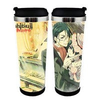 Black Butler Action Figure Cup Stainless Steel 400ml Coffee Tea Cup Black Butler Beer Stein Birthday Gifts Christmas Gifts