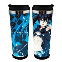 Black Rock Shooter Figure Cup Stainless Steel 400ml Coffee Tea Cup Black Rock Shooter figure Beer Stein Birthday Gifts Christmas Gifts