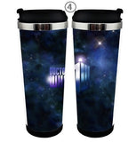 Doctor Who Galaxy Cup Stainless Steel 400ml Coffee Tea Cup Doctor who Galaxy Beer Stein Waterproof Design Birthday Gifts Christmas Gifts