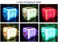 The Walking Dead LED Colorful Lights Creative Small Alarm Clock Room Bedroom The Walking Dead Clock Birthday Gifts Christmas Gifts