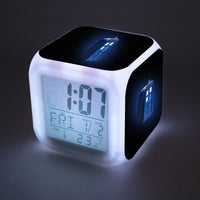 DOCTOR WHO LED Colorful Lights Creative Small Alarm Clock Room BedroomDOCTOR WHO Clock Birthday Gifts Christmas Gifts