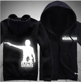 The Walking Dead Rick Grimes Luminous Unisex Zipper Hooded Cardigan Sweater,Stree Fashion Sports Coat,Cool Hoodie