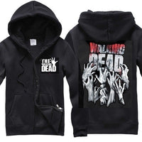 The Walking Dead  Unisex Mens And Womens Onesie Hooded Sweatshirts Walking Dead Sweater Mom Dad Friends Lover Gifts