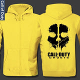 Call of Duty Hooded Thickened Velour Coat Jacket Call Of Duty Ghosts Sweatshirt