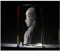 The Walking Dead Daryl Dixon Engraving Crystal 3D LED Light Figure The Walking Dead Doll