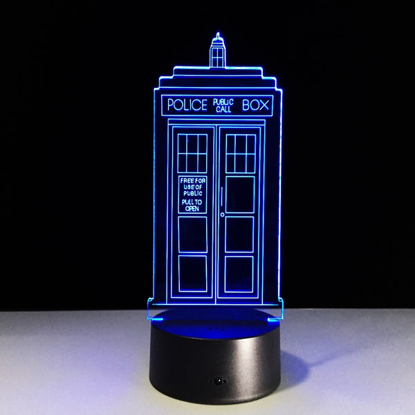 DOCTOR WHO 3D Illusion Led Table Lamp 7 Color Change LED Desk Light Lamp DOCTOR WHO Gifts
