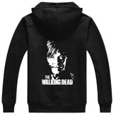 The Walking Dead Daryl Dixon Unisex Zipper Hooded Cardigan Sweater,Stree Fashion Sports Coat The Walking Dead Cool Hoodie Sweater Coat