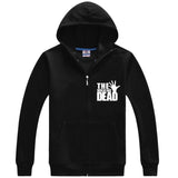 The Walking Dead Unisex Svetr Cardigan s kapucí na zip, Móda Stree Sportovní kabát The Walking Dead Cool Svetr s kapucí