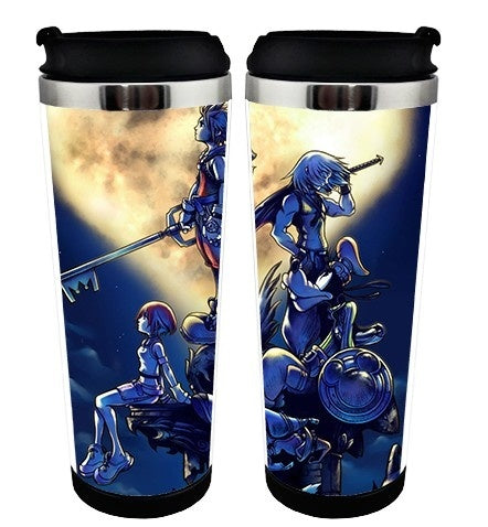Kingdom Hearts Nerezová ocel 400ml Kávový šálek Kingdom Hearts Hrnek na kávu Pivo Stein Kingdom Hearts Dárky k narozeninám Vánoční dárky