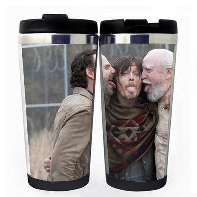 The Walking Dead Daryl Dixon Stainless Steel 400ml Coffee Tea Cup Walking Dead Coffee Mug Beer Stein Birthday Gifts Christmas Gifts