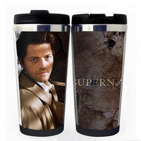 Supernatural Castiel Cup Stainless Steel 400ml Coffee Tea Cup Supernatural Beer Stein Birthday Gifts Christmas Gifts
