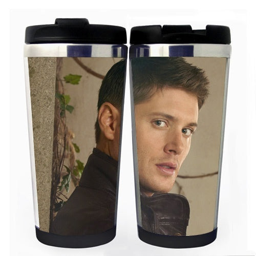 Supernatural šálek Nerezová ocel 400 ml Kávový šálek na čaj Supernatural Beer Stein Dárky k narozeninám Vánoční dárky