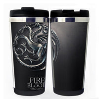 Game of Thrones Cup Stainless Steel 400ml Coffee Tea Cup game of thrones Beer Stein Birthday Gifts Christmas Gifts