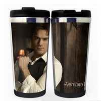 The Vampire Diaries Damon Cup Stainless Steel 400ml Coffee Tea Cup The Vampire Diaries Beer Stein Birthday Gifts Christmas Gifts