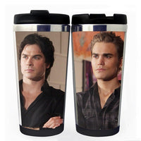 The Vampire Diaries Cup Damon Stefan Stainless Steel 400ml Coffee Tea Cup