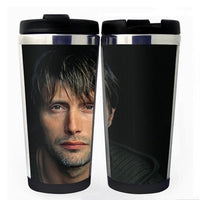 Hannibal Mads Mikkelsen Cup Stainless Steel 400ml Coffee Tea Cup Hannibal Beer Stein Birthday Gifts Christmas Gifts