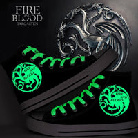 Game of Thrones High Top Luminous Canvas Shoes Sneakers Sports Shoes Leisure Shoes Game of Thrones Christmas Gifts Birthday Gifts