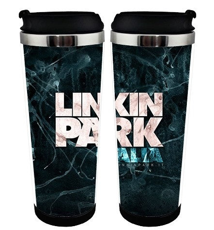 Linkin Park šálek Nerezová ocel 400ml Kávový šálek Pivo Stein Linkin Park Kostým Dárky k narozeninám Vánoční dárky