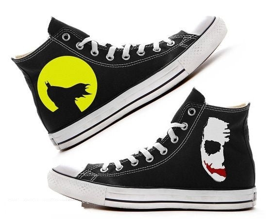 Vysoké plátěné boty Batman Joker Tenisky Sportovní boty Batman Joker