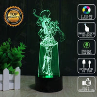 League of Legends Caitlyn The Sheriff of Piltover 3D led Lamp LED Desk Light Lamp League of Legends Gifts Birthday Gifts Christmas Gifts