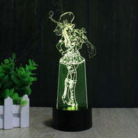 League of Legends Caitlyn The Sheriff of Piltover 3D led lampa LED stolní lampa League of Legends dárky Dárky k narozeninám Vánoční dárky