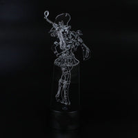 League of Legends Caitlyn The Sheriff of Piltover 3D led lampa LED stolní lampa League of Legends dárky Dárky k narozeninám Vánoční dárky