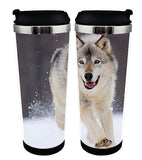 Wolf Cup Stainless Steel 400ml Coffee Tea Cup Wolf Beer Stein Wolf Decor Birthday Gifts Christmas Gifts