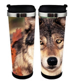 Wolf Cup Stainless Steel 400ml Coffee Tea Cup Wolf Beer Stein Wolf Decor Birthday Gifts Christmas Gifts