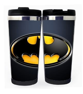 Batman hrnek z nerezové oceli Batman hrnek na kávu Cestovní hrnek s šálkem čaje dárky