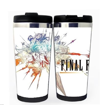 Final Fantasy Cup Stainless Steel 400ml Coffee Tea Cup Final Fantasy Beer Stein Westworld Birthday Gifts Christmas Gifts