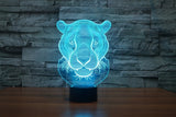 Lion 3D Illusion Led Table Lamp 7 Color Change LED Desk Light Lamp Lion Beast Gifts Birthday Gifts Christmas Gifts