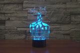 Deer 3D Illusion Led Table Lamp 7 Color Change LED Desk Light Lamp Deer Gifts Birthday Gifts Christmas Gifts