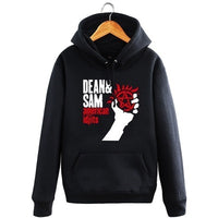 Supernatural Unisex Hoodie Warm Hooded Sweatshirt Coat Jacket Outwear Sweater Supernatural Gifts Christmas Gifts