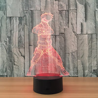 Naruto 3D Illusion LED stolní lampa 7 změn barvy LED stolní lampa naruto Dárky Dárky k narozeninám Vánoční dárky