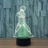 Naruto 3D Illusion LED stolní lampa 7 změn barvy LED stolní lampa naruto Dárky Dárky k narozeninám Vánoční dárky