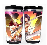 Attack on Titan Cup Stainless Steel 400ml Coffee Tea Cup Beer Stein Attack on Titan Birthday Gifts Christmas Gifts