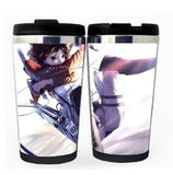 Attack on Titan Cup Stainless Steel 400ml Coffee Tea Cup Beer Stein Attack on Titan Birthday Gifts Christmas Gifts