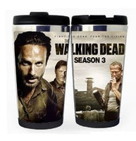 The Walking Dead Rick Grimes Cup Stainless Steel 400ml Coffee Tea Cup Walking Dead  Beer Stein Birthday Gifts Christmas Gifts