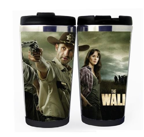 The Walking Dead Rick Grimes Cup Stainless Steel 400ml Coffee Tea Cup Walking Dead  Beer Stein Birthday Gifts Christmas Gifts